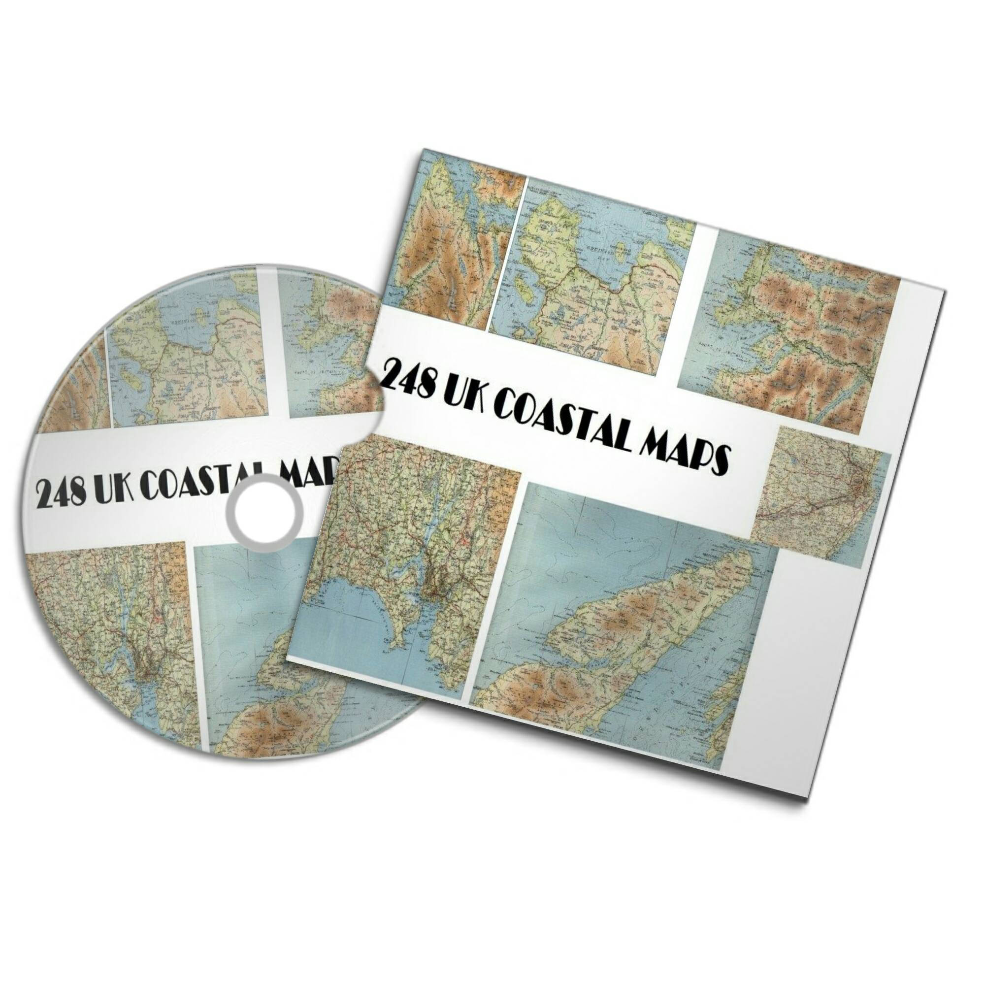 248 UK COASTAL MAPS walking hiking trekking metal detecting Etsy