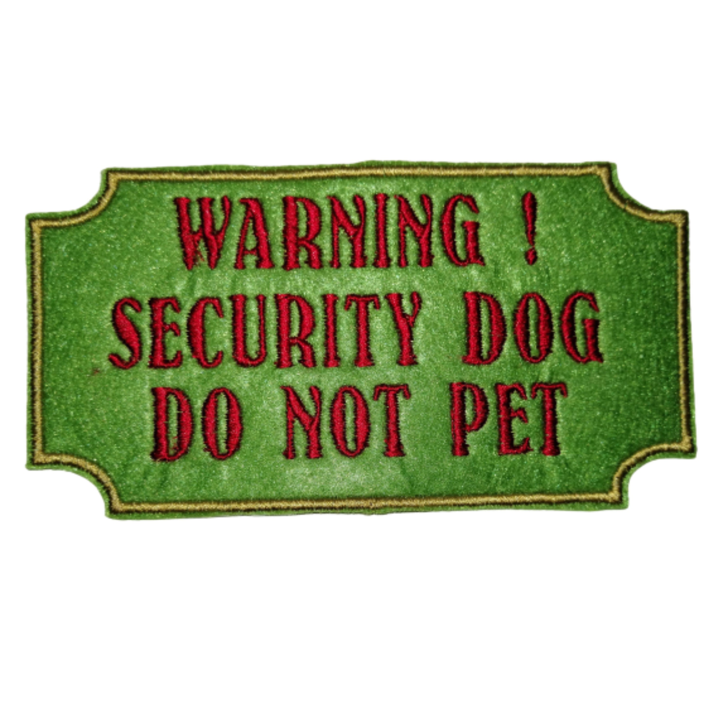 Do Not Pet Warning Security Dog Harness Patch Velcro Etsy