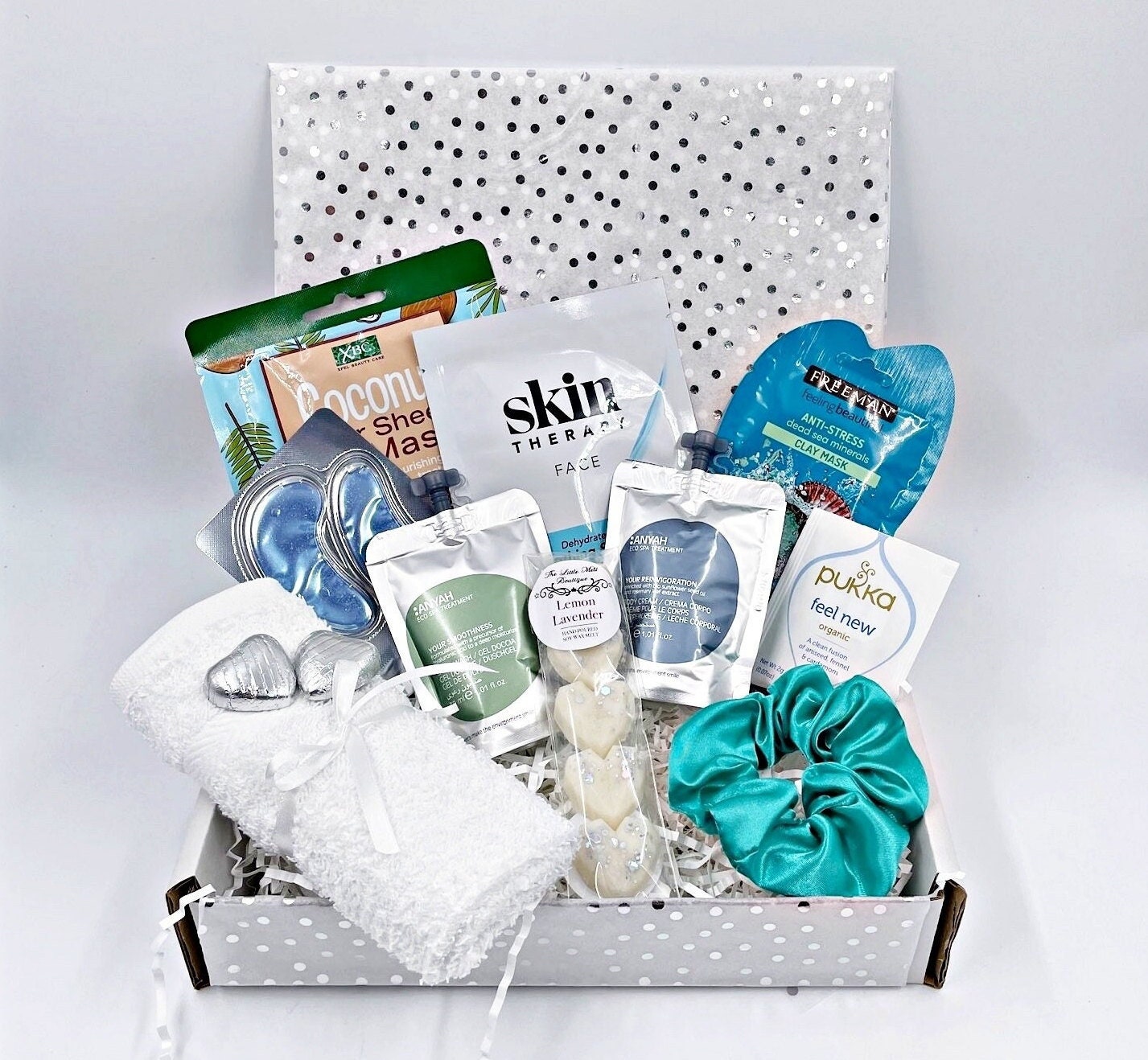 Gifts Basket for Women,Gifts for Women Birthday Gifts for Women Care  Package Gifts Blue Valentines Day Gift Box Relaxing Spa Set Unique Holiday  Gifts