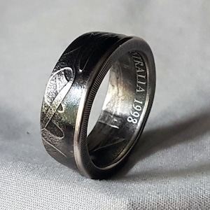 Hand Made Coin Ring - Australia/Aussie/Oz 1998 20 cents - Size U / 20,25mm