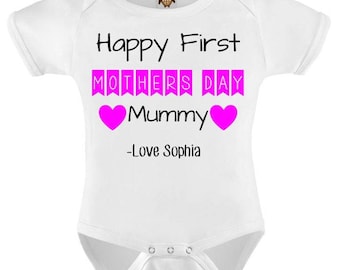 Mothers Day Baby Bodysuit Mummy I Love You Lots Like Jelly Tots Baby Vest 112