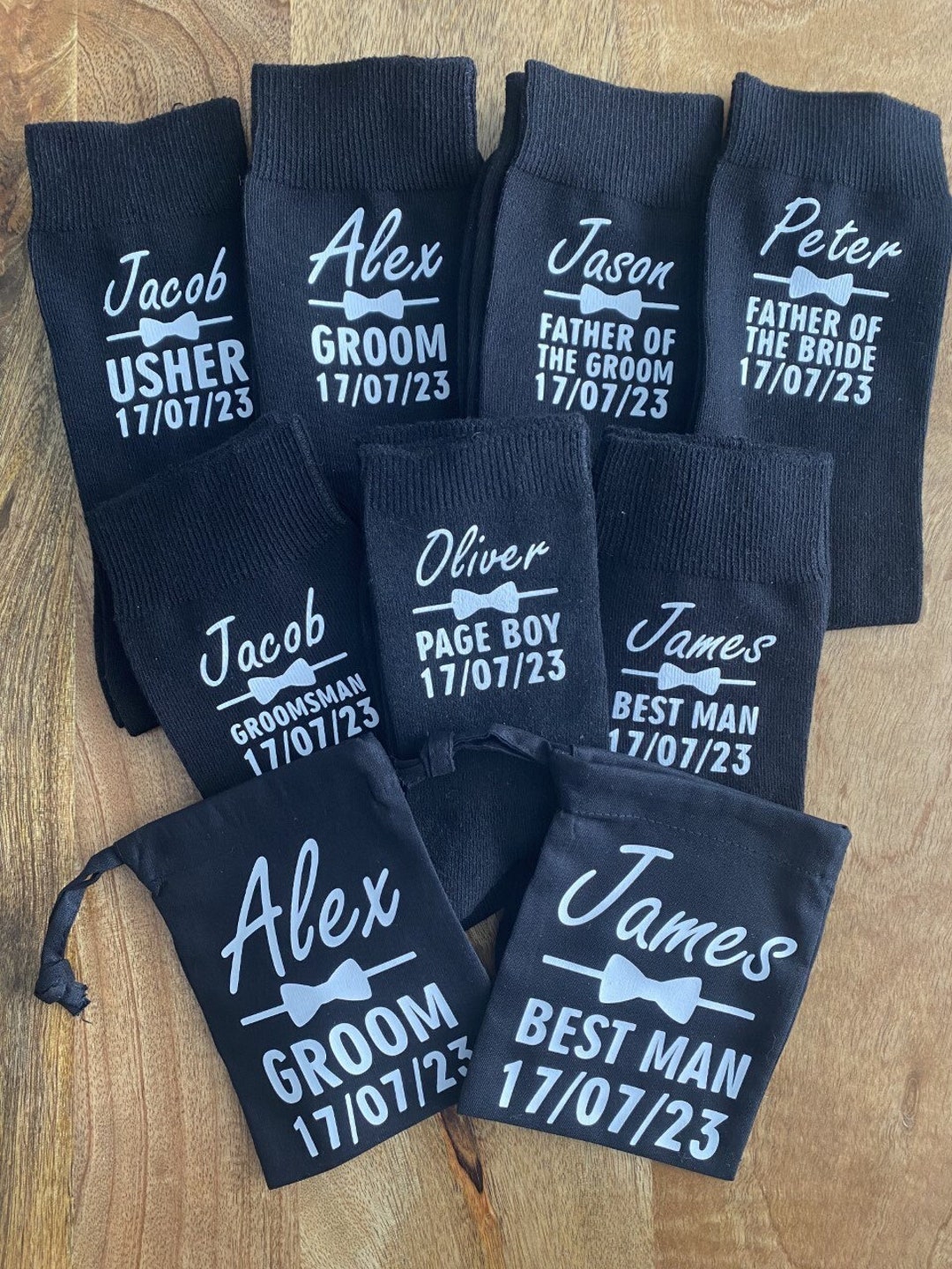 Men's Wedding Puzzle Sock Bundle - 3 Pair