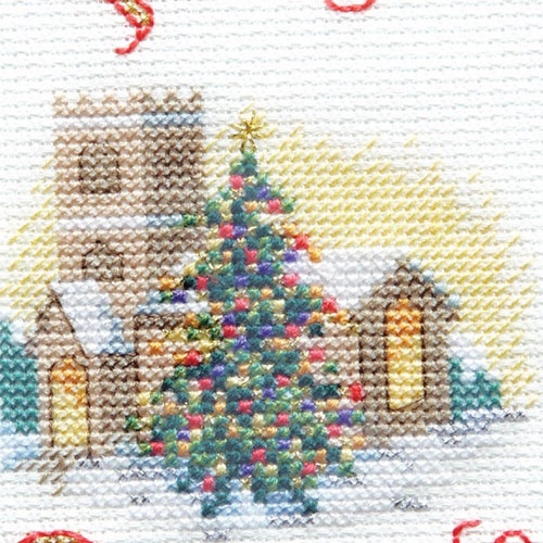 Christmas Cross Stitch Card Kit by Bothy Threads Christmas Etsy