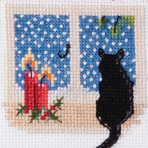 Cross Stitch Christmas Card Kit by Bothy Threads Warm Etsy UK