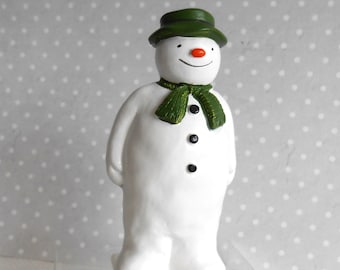 Snowman Cake Topper, Resin Christmas Cake Decoration, Home Decor Figurine Ornament