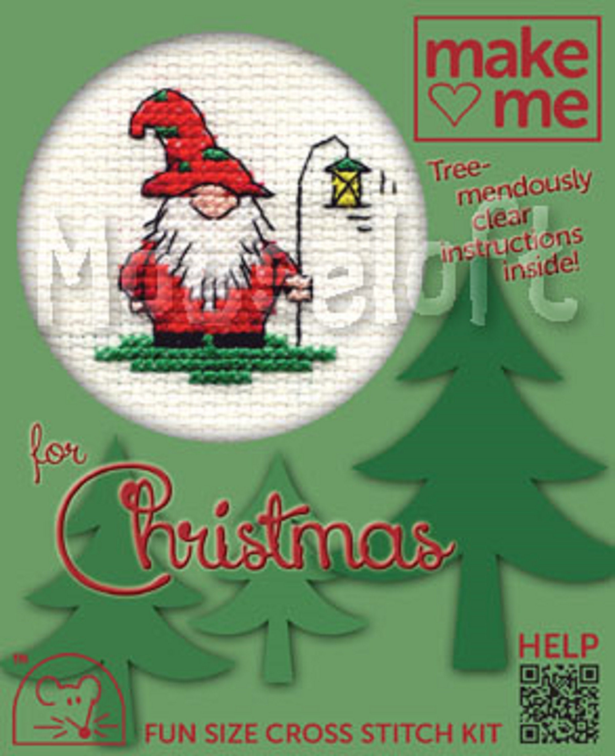 Small Christmas Cross Stitch Kit Card Not Included Robin Etsy UK