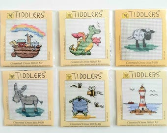 Mini Cross Stitch Kit, Card Not Included, 7 Options