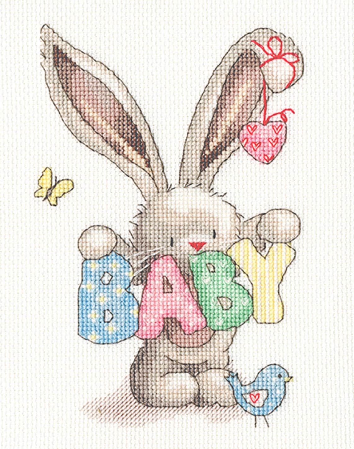New Baby Cross Stitch Kit by Bothy Threads Bebunni Baby Etsy New Baby Cross Stitch Kit by Bothy Threads Bebunni Baby Etsy