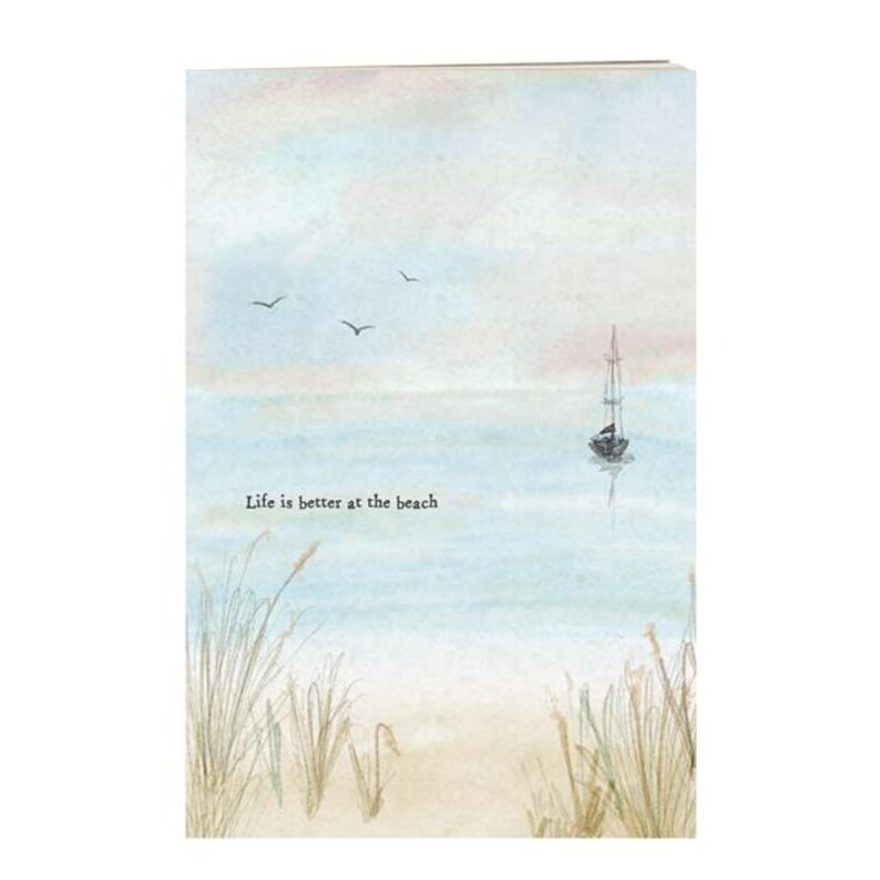 Small Slim Note Book Jotter - Personal Stationery - Various Designs Better At The Beach