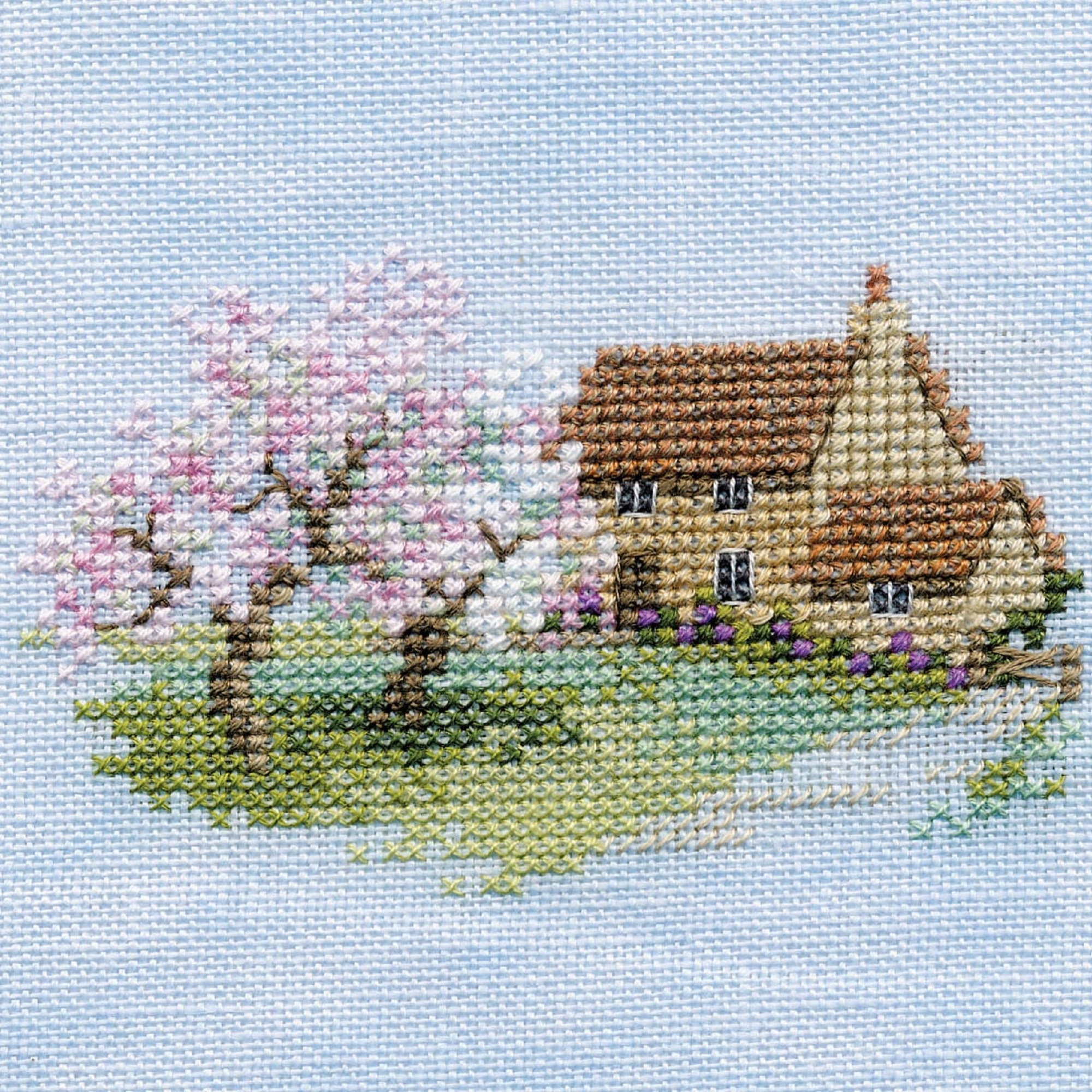 Cross Stitch Kit - Parsley Pattern - Box to Embroider
