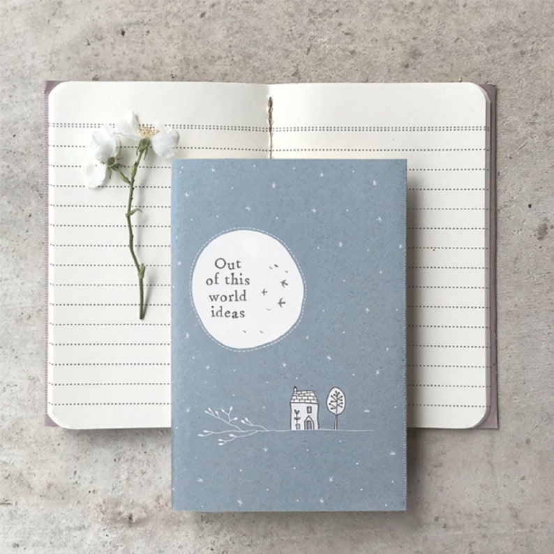 Small Slim Note Book Jotter - Personal Stationery - Various Designs Out of This World