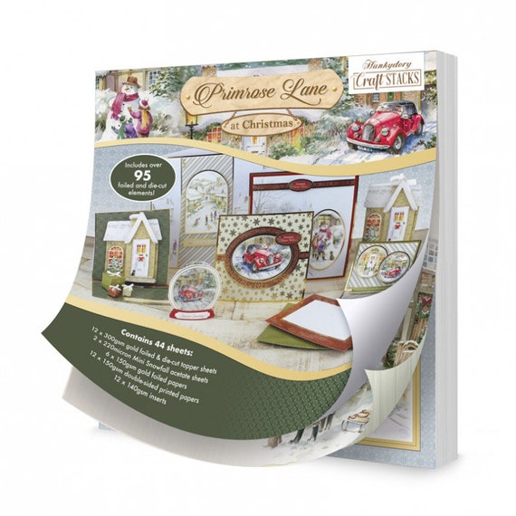 Snowy Scene Mini Kit Decoupage 3 x A4 Sheet Not Die-Cut
