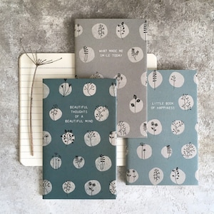 Small Slim Note Book Jotter - Personal Stationery - Various Designs