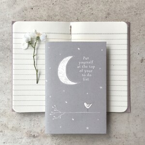 Small Slim Note Book Jotter - Personal Stationery - Various Designs Put Yourself Top