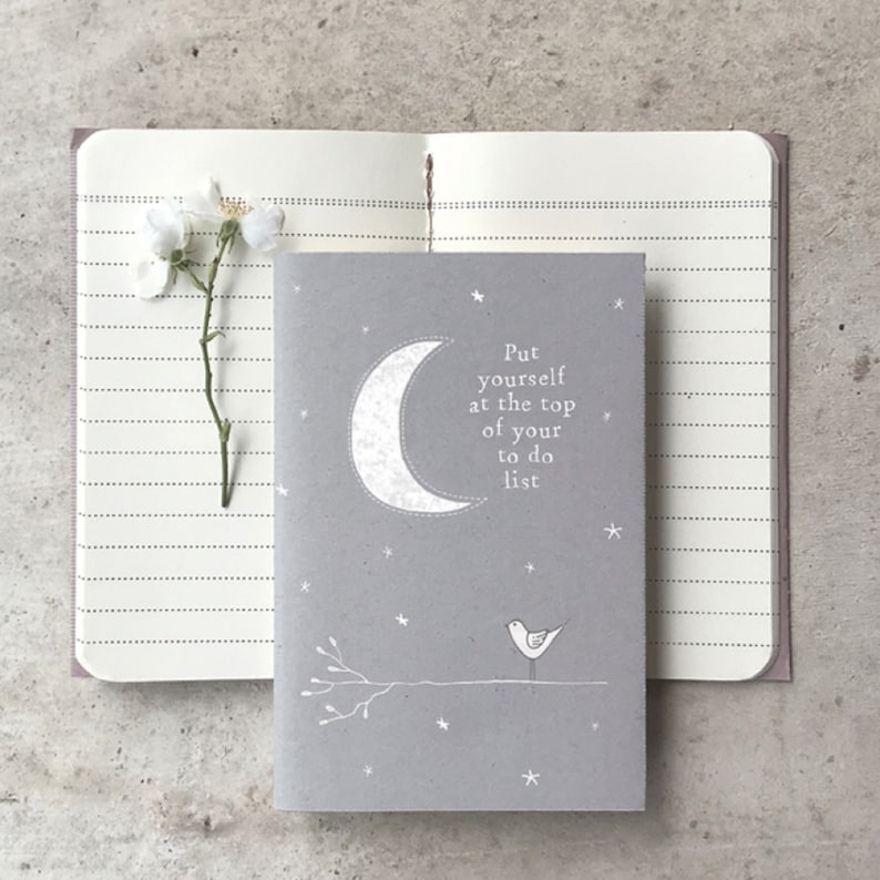 Small Slim Note Book Jotter - Personal Stationery - Various Designs Put Yourself Top