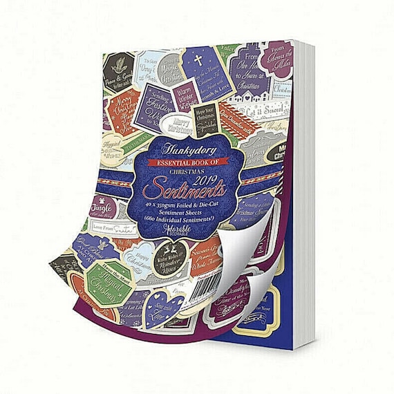 PACK A5 DIE CUT GOLD FOILED SENTIMENT EMBELLISHMENT FOR CARDS OR CRAFTS