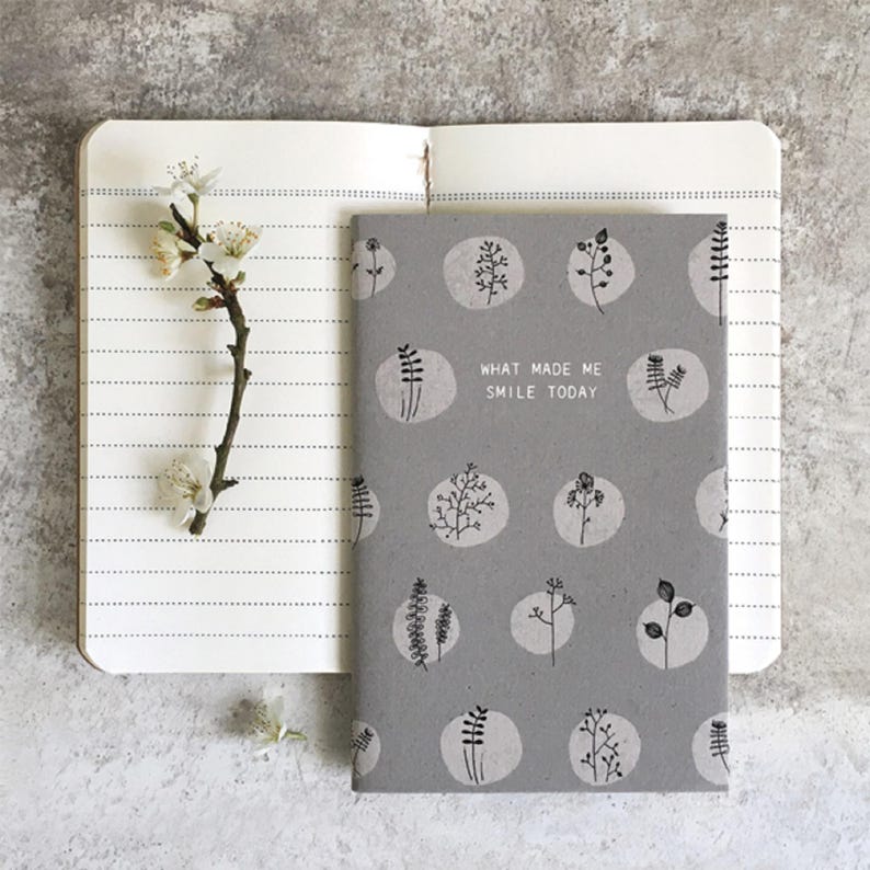 Small Slim Note Book Jotter - Personal Stationery - Various Designs What Made Me Smile