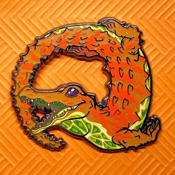 2023 Kiwanodile Kiwano Crocodile Émail Pin