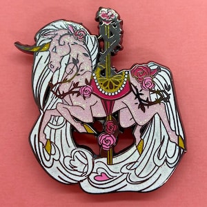 B GRADE -Valentines Day Pink Carousel Rudicorn Unicorn