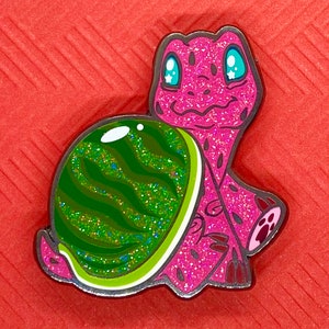 2021 Watermurtle Watermelon Turtle Enamel Pin
