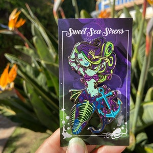 2023 3” Nyx the Zombie Mermaid Enamel Pin (The Big Pin)