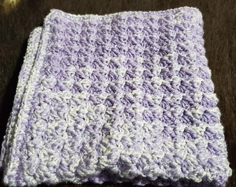 Crochet Baby Blanket Hand Made Afghan