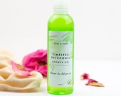 Timeless Patchouli Shower Gel with Aloe vera Vegan Vegetarian SLS Free Natural Paraben Free Body Wash Liquid Soap bath and beauty gift