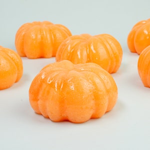 Pumkin Spice Jelly Soap - Halloween Autumn Gift Fun Artisan Handmade Vegan Scented Gift For Her Self Care Natural Bath Bubbles Foam Fun