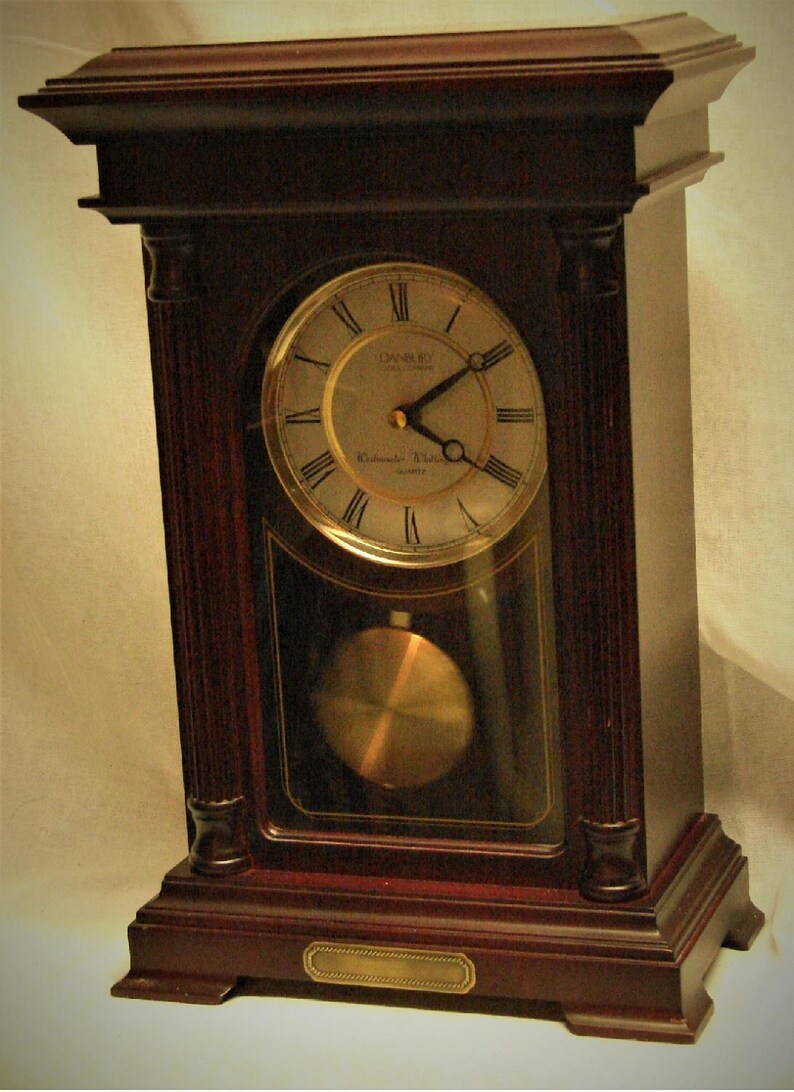 Danbury Mint Mantel Clock Etsy