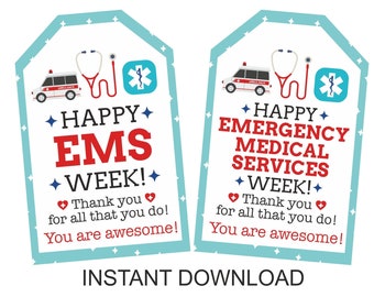 Happy Ems Week Printable Card - Etsy
