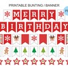 Happy Holidays Banner Printable / Holiday Banner / Happy Holiday Banner ...