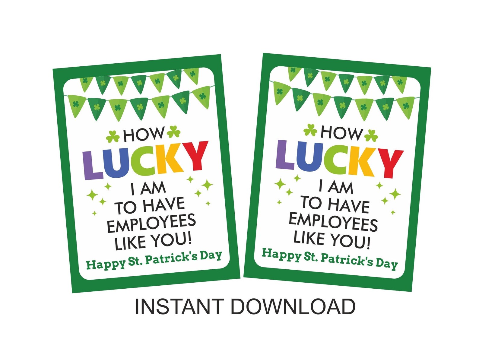 printable so lucky to have you st patricks day