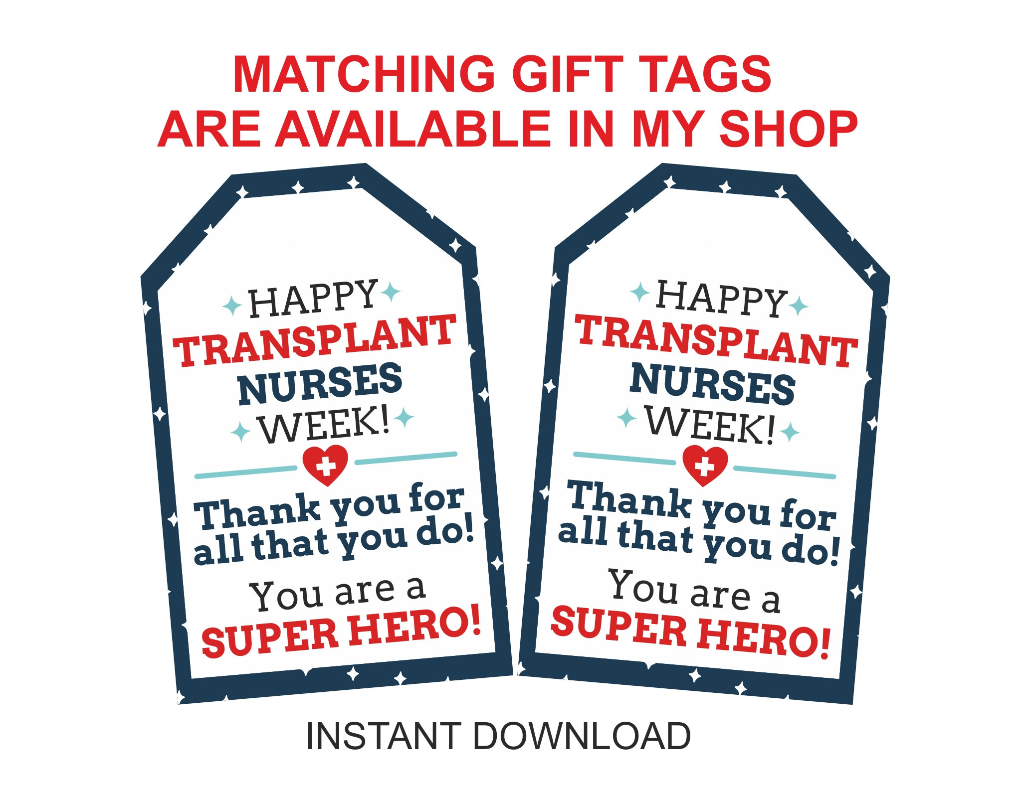 Transplant Nurses Week Banner Printable / Printable Transplant Etsy