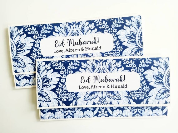 10 Enveloppe Eid personnalisée / Enveloppes Eid Mubarak