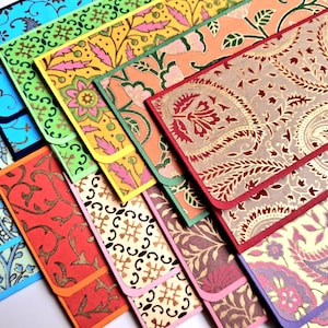 10 indische Hochzeits Umschläge / Geldumschläge Hochzeit / Geldumschläge 10er Set / Shagun Umschläge / Geschenk Geld Umschläge