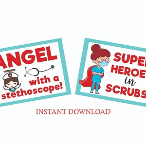 Nurse Week Props Printable / Nurse Printable Photo Props / - Etsy Canada
