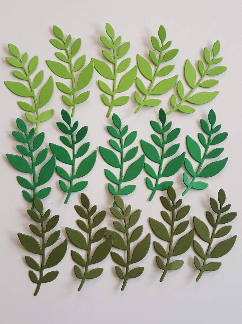 Paper leaves / Leaf die cut / Leaf diecut / Leaf die cutouts / Etsy