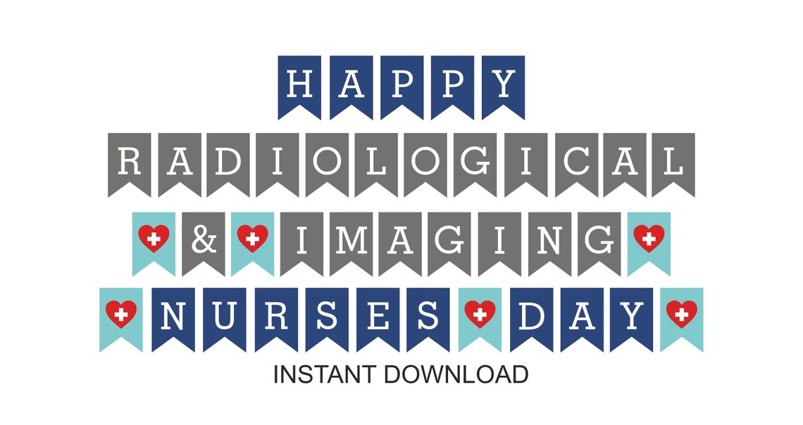 Radiology Nurse Day Banner Printable / Radiology Nurses Day Etsy