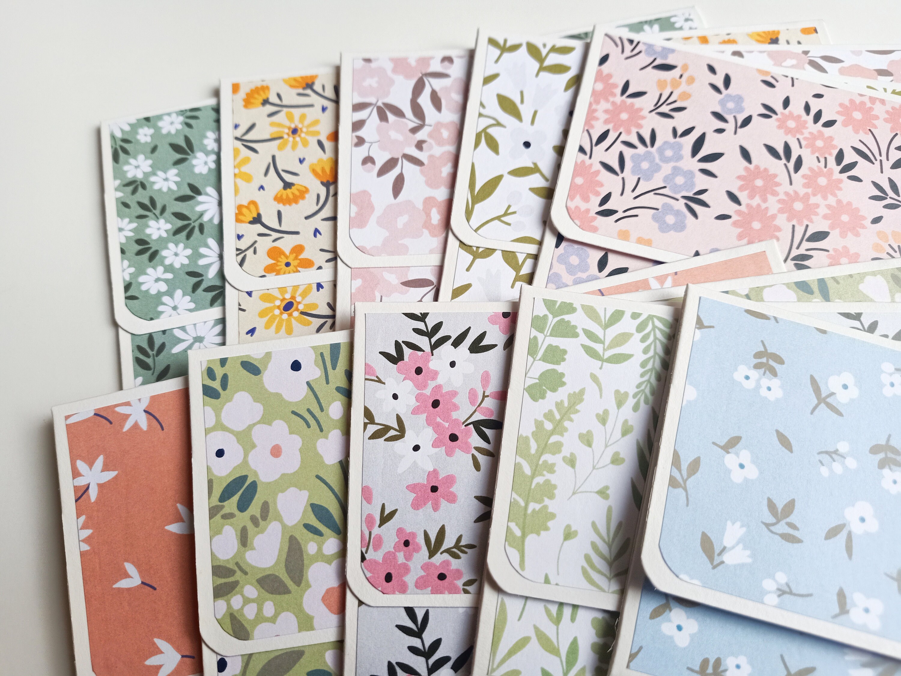 10 Floral Cash Envelopes / Floral Money Envelopes / Flower Cash ...