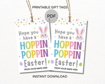 Ostern Hoppin' Poppin' Tags / Ostern Tags / Pop it Tag / Ostern Tags / Popping Tags / Ostern Tags / Hopping and popping Tags