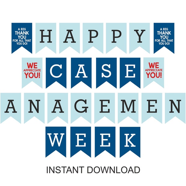 Happy Case Management Banner Etsy