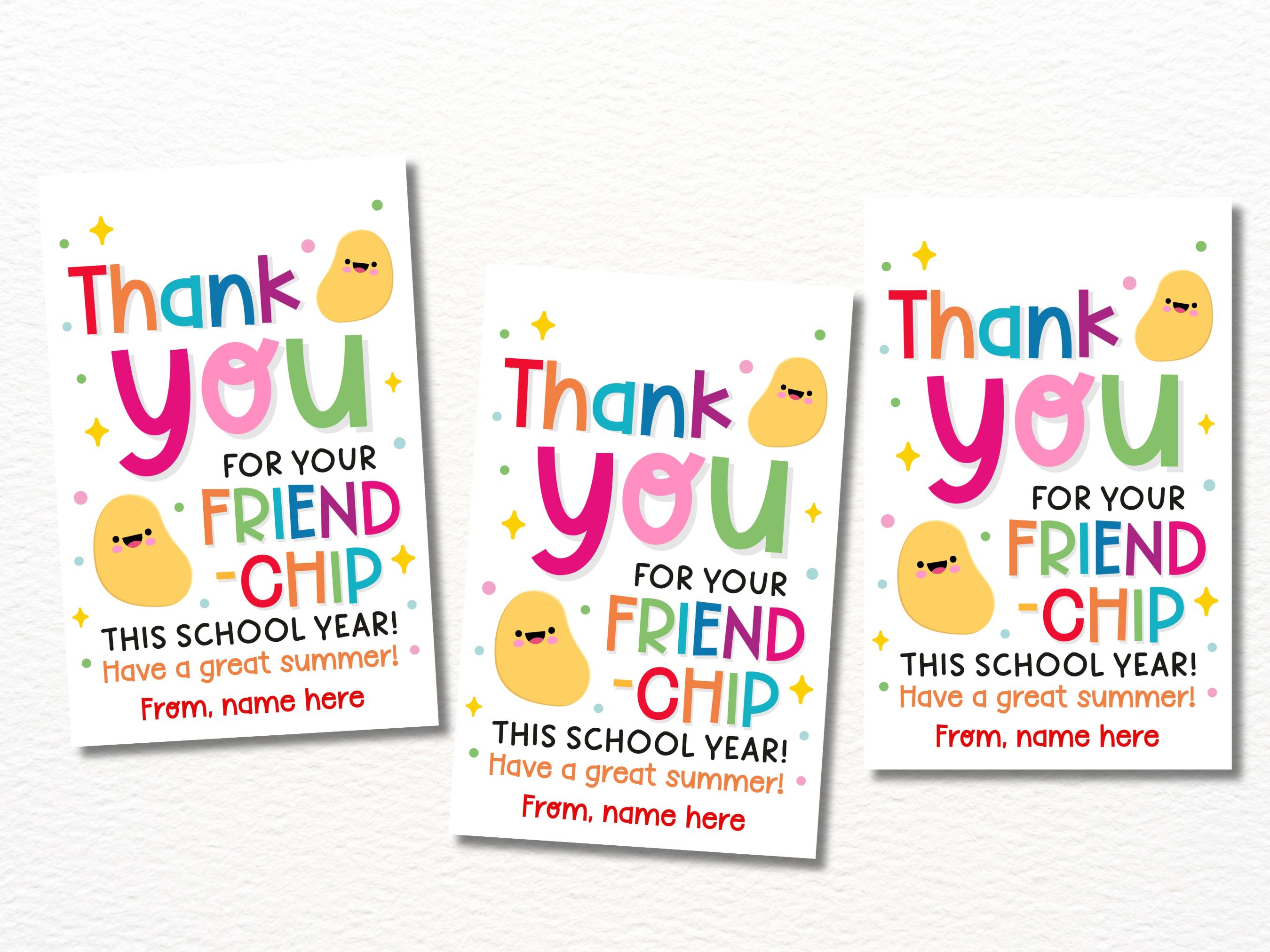 Last Day of School Chip Bag Tags Printable / Summer Break Classroom ...
