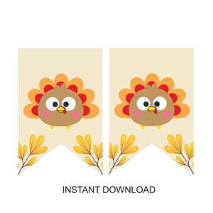 Friendsgiving Banner Printable / Happy Friendsgiving Banner Printable ...