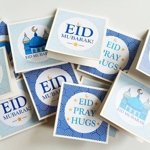 Mini biglietti Eid Mubarak / Mini biglietti Eid / Set di biglietti Mini Eid Mubarak / Piccoli biglietti Eid / Mini biglietto Eid / Confezione da 12 biglietti Mini Eid Mubarak