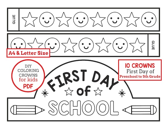 Imprimibles Del Primer Día De Clases