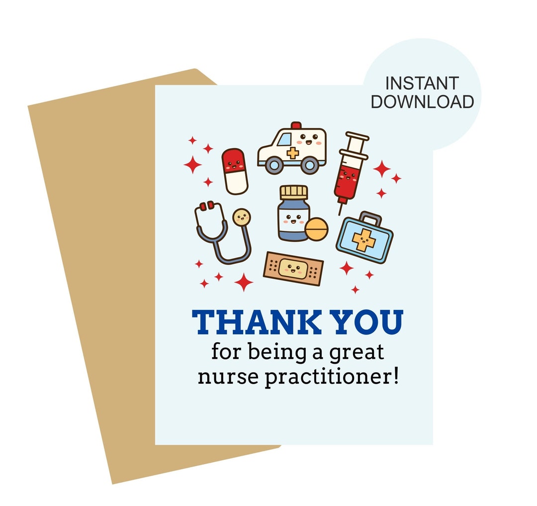 Nurse Practitioner Week Card / Nurse Practitioner Appreciation Gift