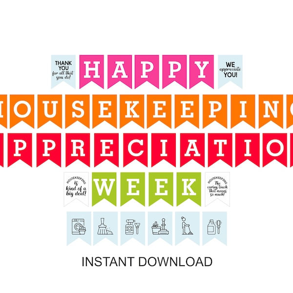 Housekeeping Week Banner Etsy