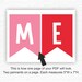 Merry Christmas Banner Printable Pink, Red and Green / Merry Christmas ...