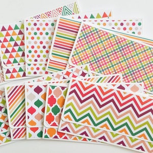 10 Assorted money envelopes / Cash envelopes / Cash envelope / Money Envelopes for birthday / Money holder / Gift money envelopes Set of 10