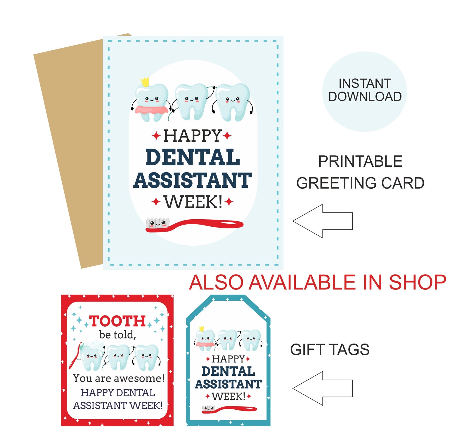 Happy Dental Assistant Week Banner Printable / Printable Happy Etsy